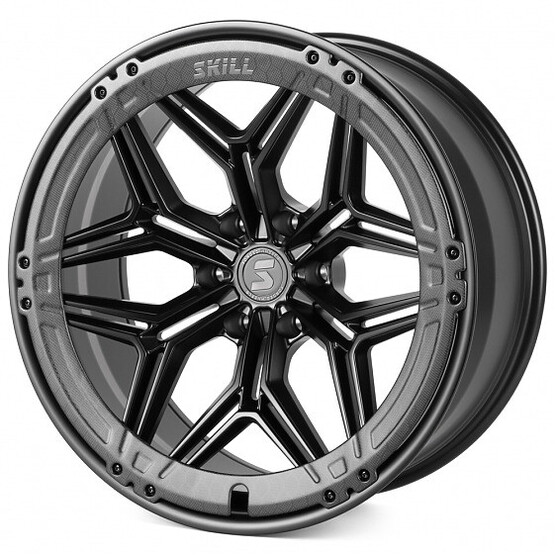 Диск Skill Sv185-Sb595 22x10 6x139.70 ET-10 DIA77.80 ЧЁРНЫЙ МАТОВЫЙ + КАРБОН SFC14