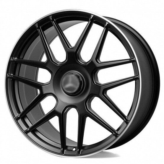 Диск Ptracing Fg474X 21x10 5x112 ET42 DIA66.50 ЧЁРНЫЙ МАТОВЫЙ + ПОЛИРОВАННЫЙ ОБОД