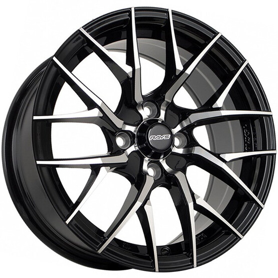 Диск Ff Sh7095 15x7 4x100 ET38 DIA73.10 BLACK MACHINED FACE