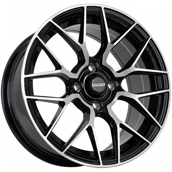 Диск Ff Sh7091 15x7 4x100 ET35 DIA73.10 BLACK MACHINED FACE