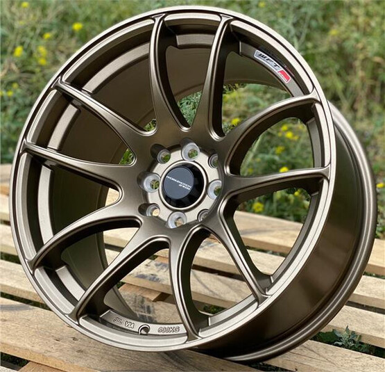 Диск Work Cr Kiwami 17x8 4x100 ET35 DIA73.10 MATT BRONZE
