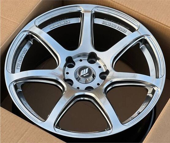 Диск Work T7R 16x7 4x100 ET30 DIA73.10 HYPER BLACK