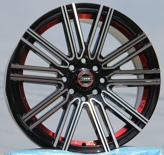 Диск Rgw 8819 16x7 4x100 ET38 DIA73.10 BMF+RED