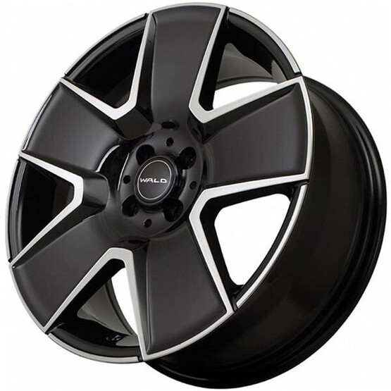 Диск Kipardo Kf61 17x7.50 5x100 ET40 DIA73.10 GLOSS BLACK MACHINED FACE