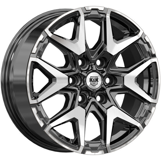 Диск K&K Гангут (Кс1176) 18x7.50 6x139.70 ET50 DIA92.50 АЛМАЗ ЧЕРНЫЙ