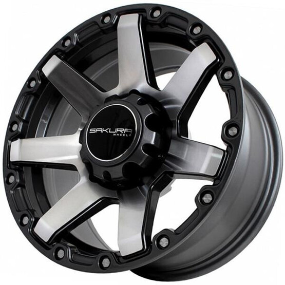 Диск Sakura Wheels D2804 17x8 6x139.70 ET20 DIA110.10 B14F-RF/M