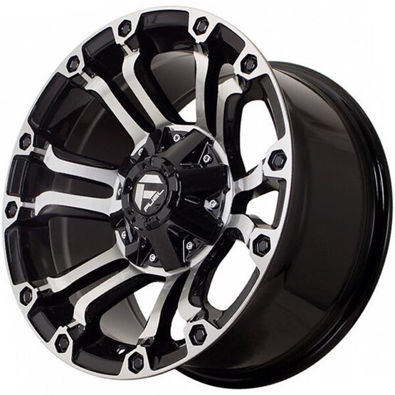 Диск Ff Jt133 16x8 6x139.70 ET0 DIA110.10 BLACK MACHINED FACE