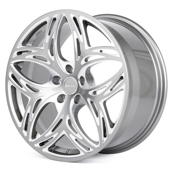 Диск Skill Sl502-Ct369 19x9.50 5x114.30 ET45 DIA64.10 ГРАФИТ ГЛЯНЦЕВЫЙ + ПОЛИРОВАННЫЕ СПИЦЫ