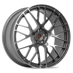 Диск Ptracing Fg134X 20x10 5x112 ET19 DIA66.45 ГРАФИТ + ПОЛИРОВАННЫЕ СПИЦЫ
