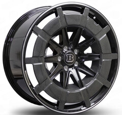 Диск Forged D255 23x10.50 5x130 ET33 DIA84.10 BLACK/LIP P/C