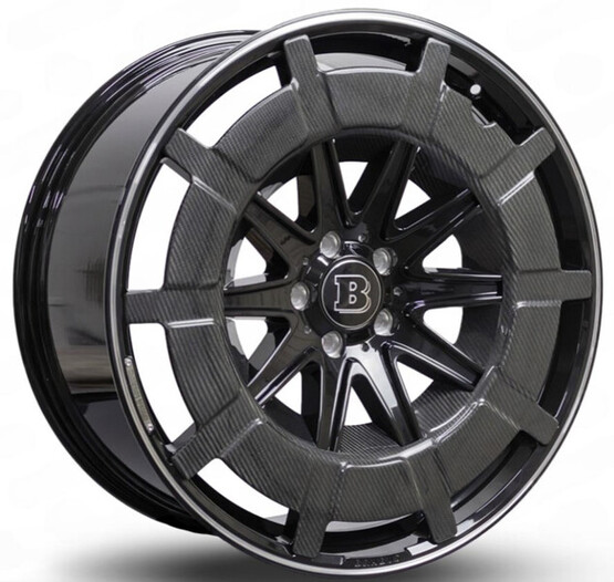 Диск Forged D255 23x10.50 5x130 ET33 DIA84.10 BLACK/LIP P/C