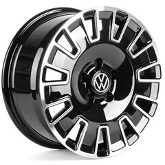 Диск Skill Sv647-Sk288 17x8 5x120 ET45 DIA65.10 ЧЁРНЫЙ ГЛЯНЦЕВЫЙ + ПОЛИРОВАННЫЕ СПИЦЫ