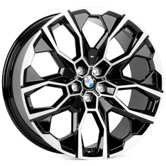 Диск Skill Sl869-Sb579 21x9.50 5x112 ET36 DIA66.60 ЧЁРНЫЙ ГЛЯНЦЕВЫЙ + ПОЛИРОВАННЫЕ СПИЦЫ + ТЕМНЫЙ ЛАК